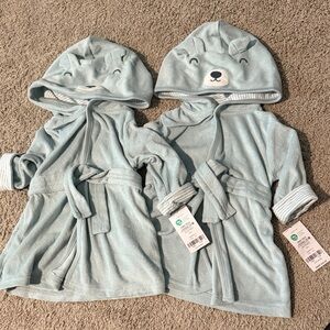 Carter's Light Blue Bear Hood Kids